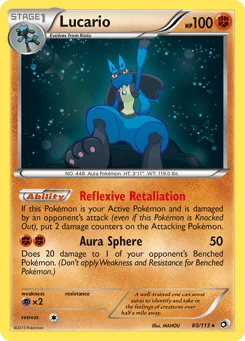 Lucario 80/113, Legendary Treasures