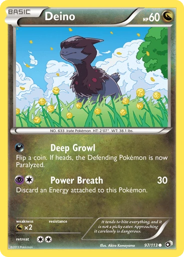 Deino 97/113 from Legendary Treasures