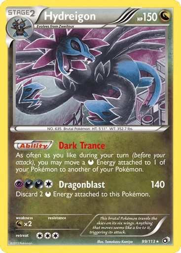 Hydreigon 99/113 from Legendary Treasures