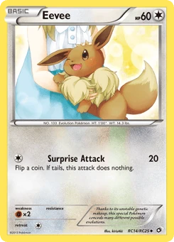 Eevee RC14, Legendary Treasures