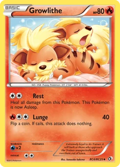 Growlithe RC4, Legendary Treasures