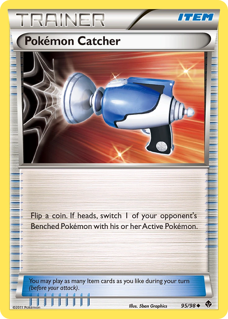 Pokémon Catcher 95/98, Emerging Powers Pokémon card
