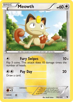 Meowth 102/101, Noble Victories