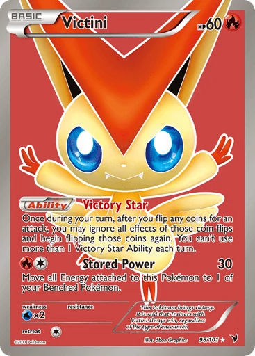 Victini 98/101 from Noble Victories