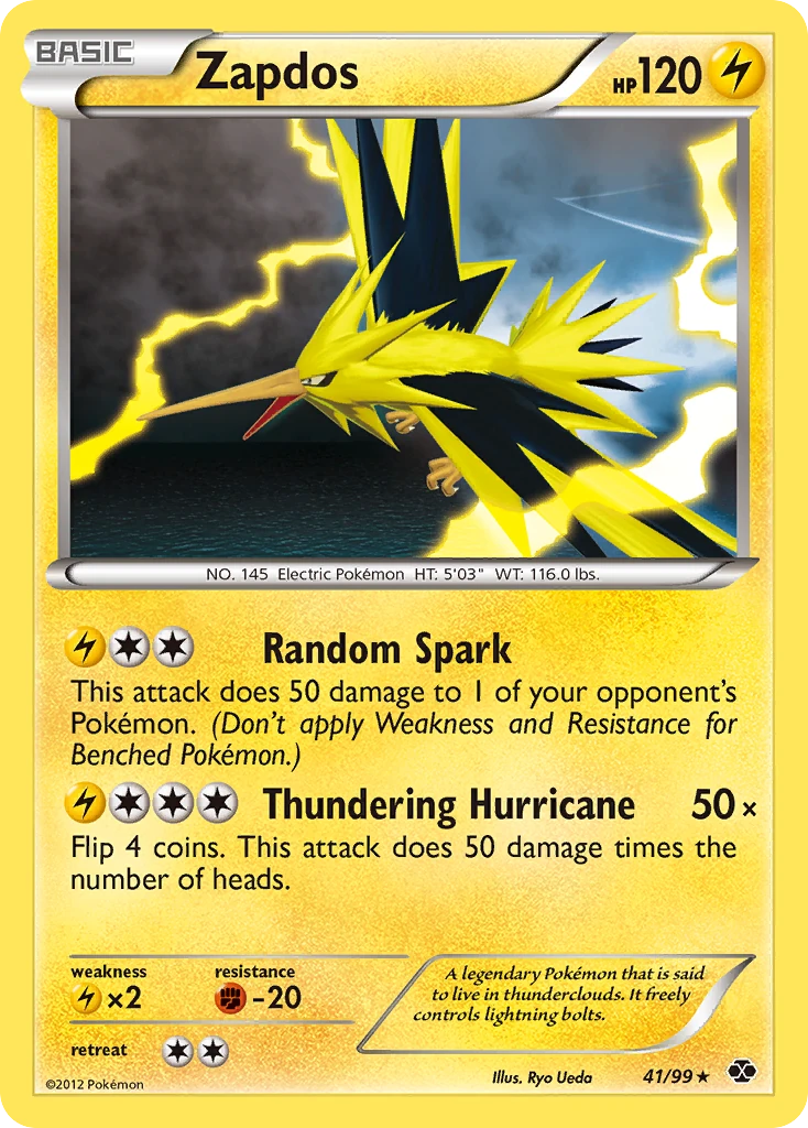 Zapdos 41/99, Next Destinies Pokémon card