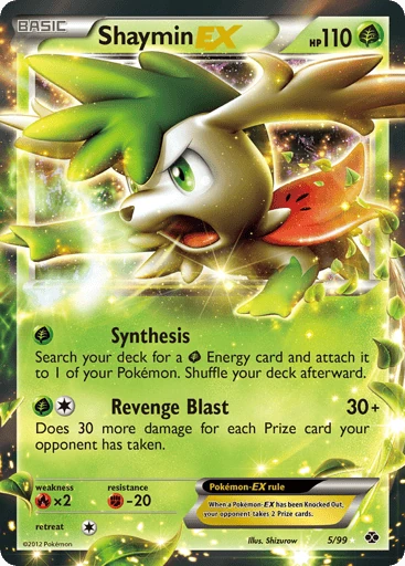 Shaymin-EX 5/99 from Next Destinies