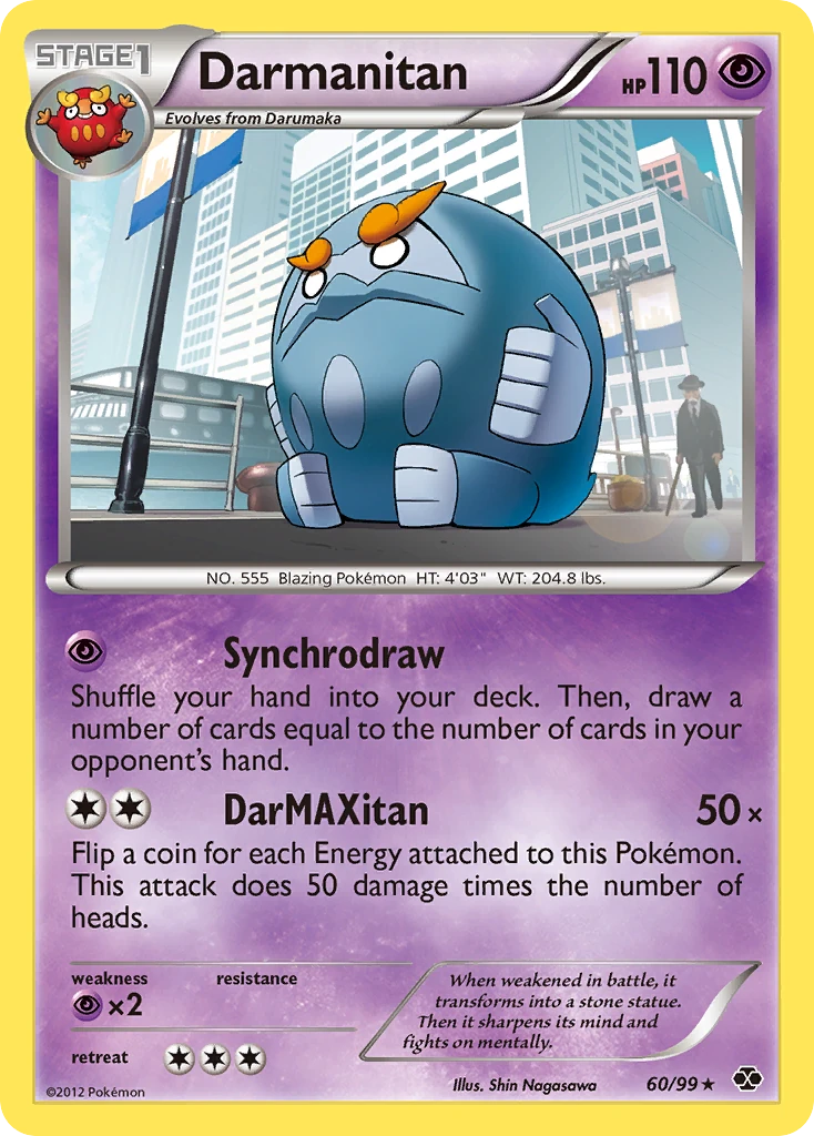 Darmanitan 60/99, Next Destinies Pokémon card