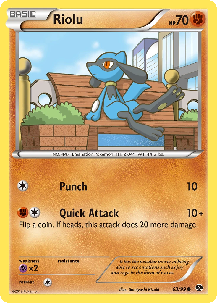 Riolu 63/99, Next Destinies Pokémon card