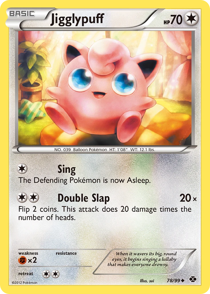 Jigglypuff 78/99, Next Destinies Pokémon card