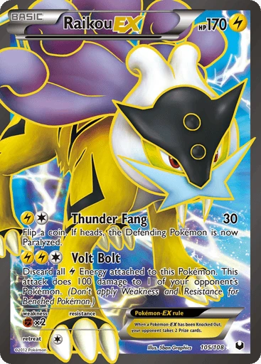 Raikou-EX 105/108 from Dark Explorers
