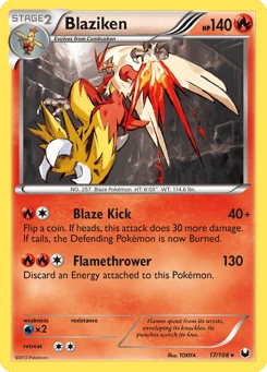 Blaziken 17/108, Dark Explorers