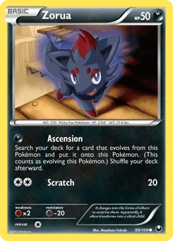 Zorua 69/108, Dark Explorers