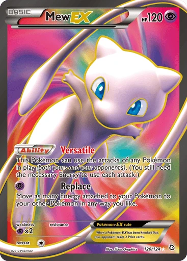 Mew-EX 120/124 from Dragons Exalted