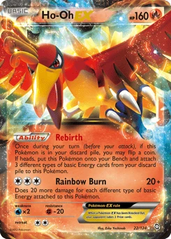Ho-Oh-EX 22/124, Dragons Exalted