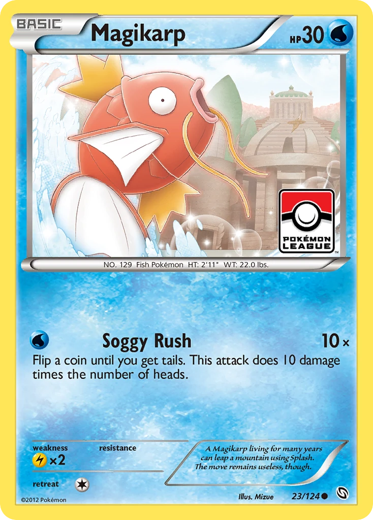 Magikarp 23/124, Dragons Exalted Pokémon card