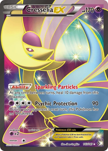 Cresselia-EX 143/149 from Boundaries Crossed