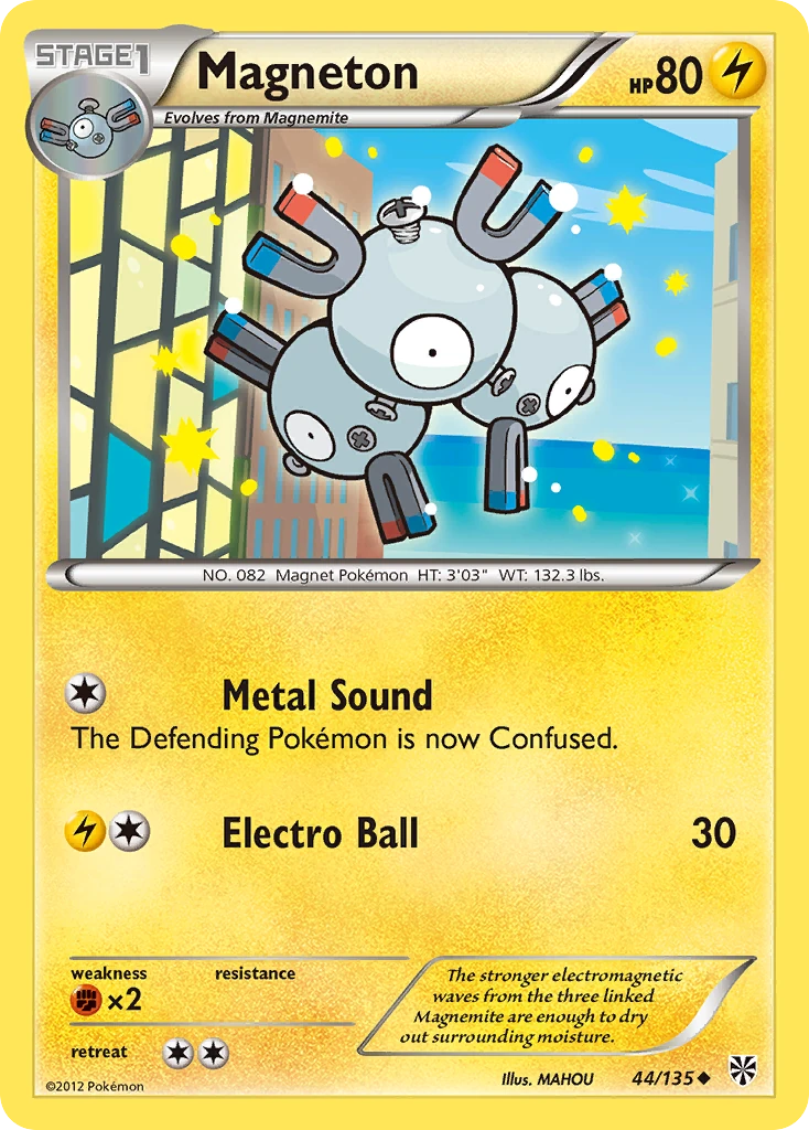Magneton 44/135, Plasma Storm Pokémon card