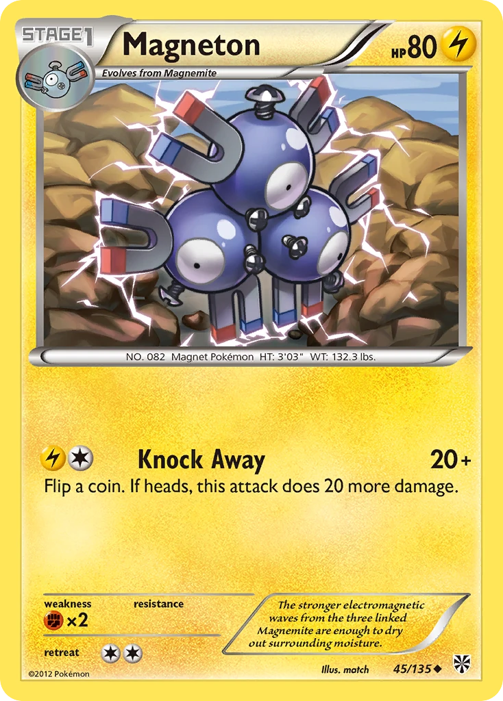 Magneton 45/135, Plasma Storm Pokémon card