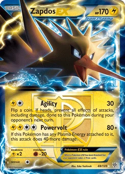 Zapdos-EX 48/135, Plasma Storm