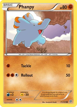 Phanpy 71/135, Plasma Storm
