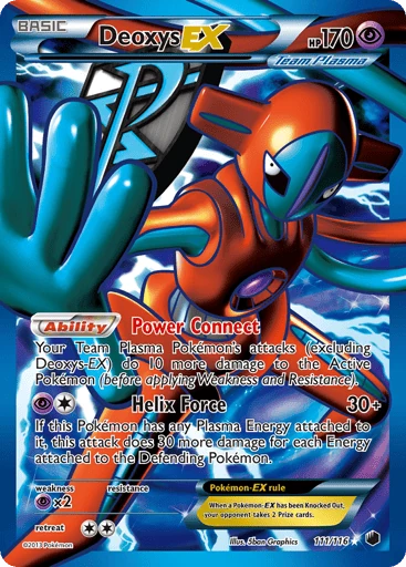 Deoxys-EX 111/116 from Plasma Freeze