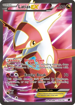 Latias-EX 112/116, Plasma Freeze