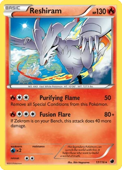 Reshiram 17/116, Plasma Freeze