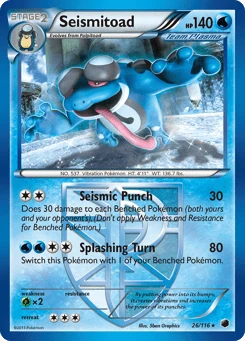 Seismitoad 26/116, Plasma Freeze