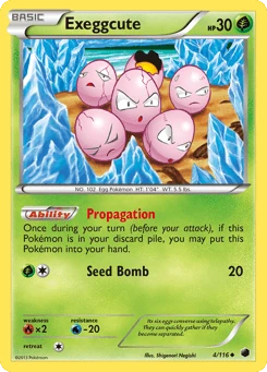 Exeggcute 4/116, Plasma Freeze