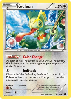 Kecleon 94/116, Plasma Freeze