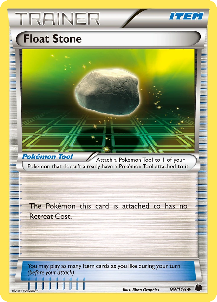 Float Stone 99/116, Plasma Freeze Pokémon card