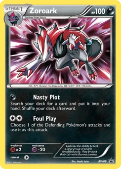 Zoroark BW09, BW Black Star Promos