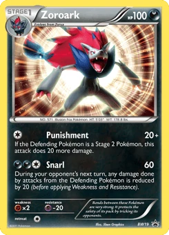Zoroark BW19, BW Black Star Promos