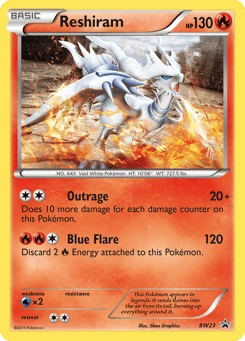 Reshiram BW23, BW Black Star Promos