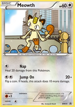 Meowth BW35, BW Black Star Promos