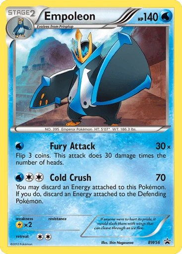 Empoleon BW56 from BW Black Star Promos