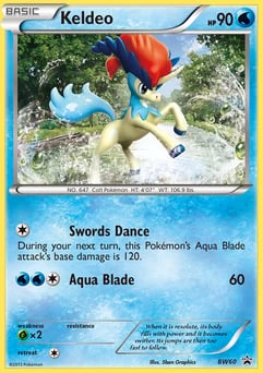 Keldeo BW60, BW Black Star Promos