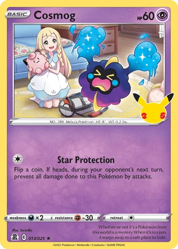 Cosmog 13/25 from Celebrations