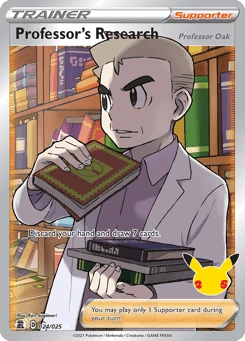 Professor's Research (Professor Oak) 24/25 Celebrations
