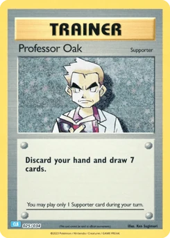 Professor Oak 25/34 Pokémon TCG Classic - Blastoise