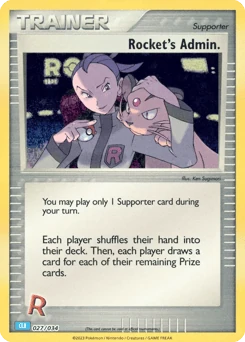Rocket's Admin 27/34 Pokémon TCG Classic - Blastoise