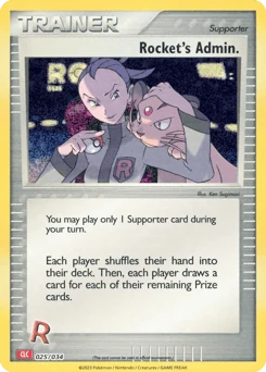 Rocket's Admin 25/34 Pokémon TCG Classic - Charizard