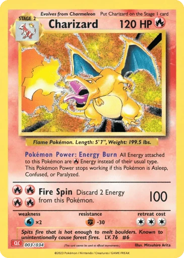 Charizard 3/34 from Pokémon TCG Classic - Charizard