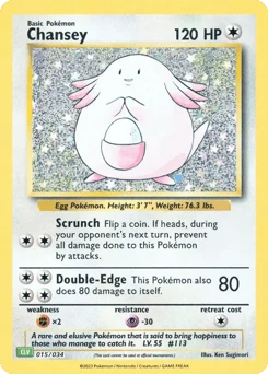 Chansey 15/34, Pokémon TCG Classic - Venusaur