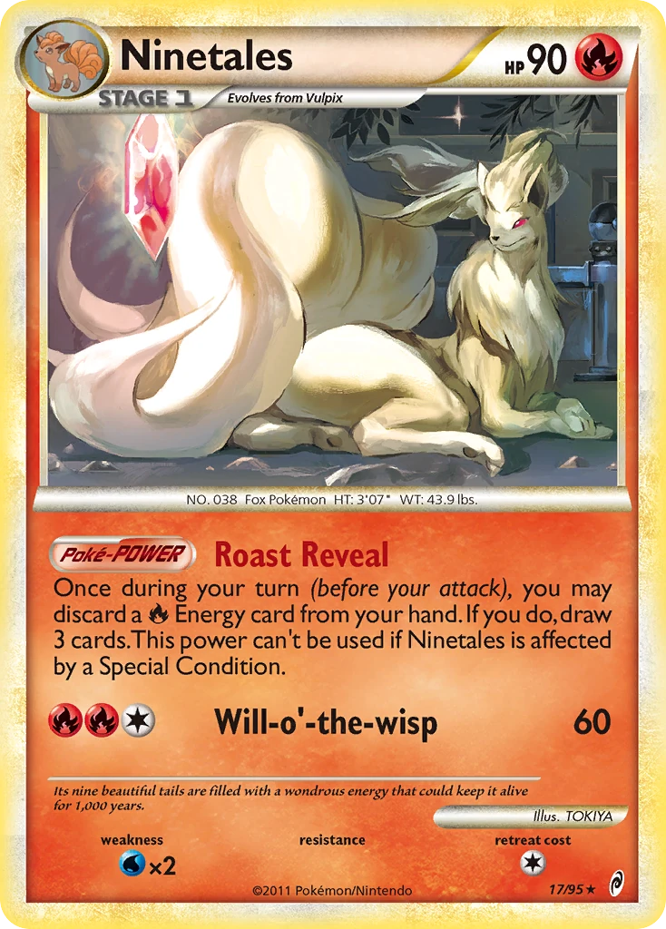Ninetales 17/95, Call of Legends Pokémon card