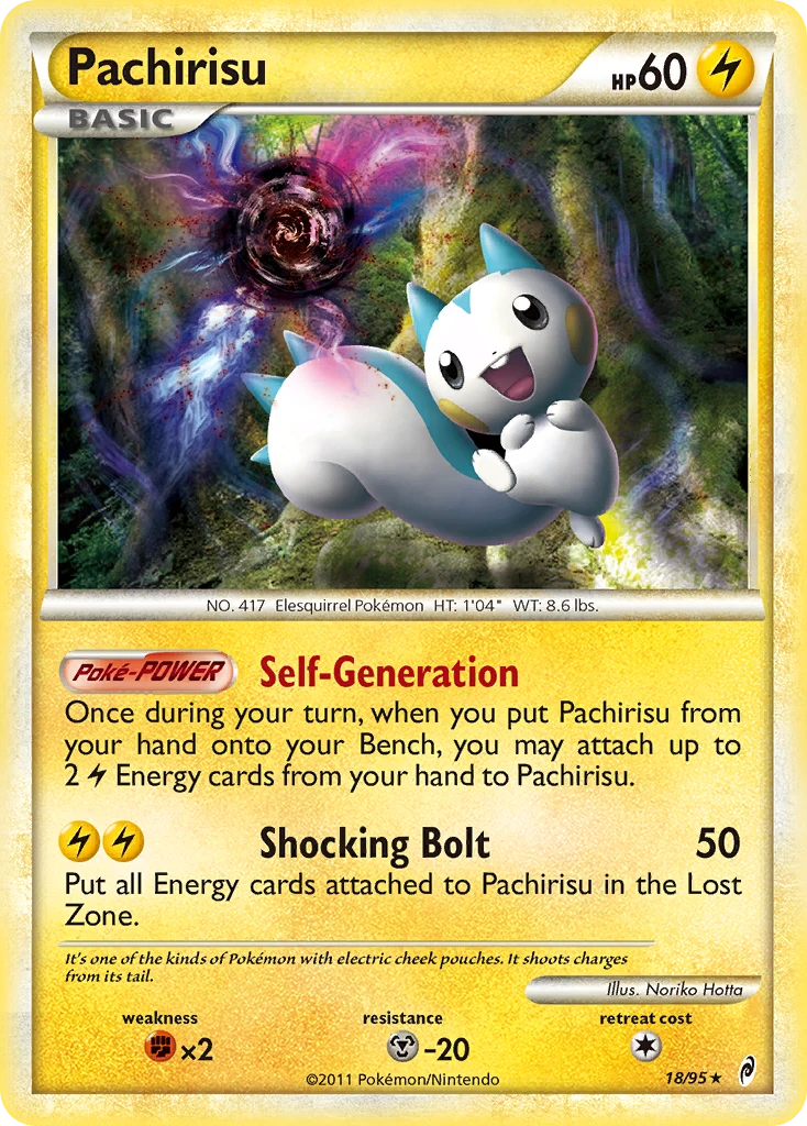 Pachirisu 18/95, Call of Legends Pokémon card
