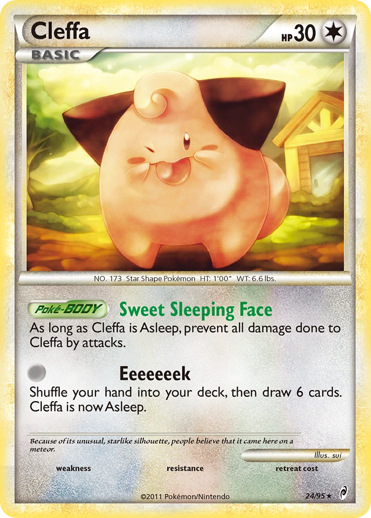 Cleffa 24/95, Call of Legends Pokémon card