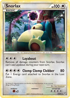 Snorlax 33/95, Call of Legends