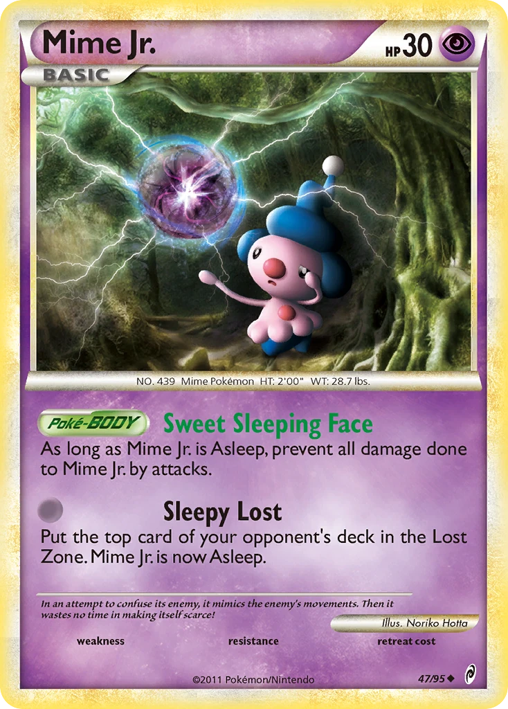 Mime Jr. 47/95, Call of Legends Pokémon card