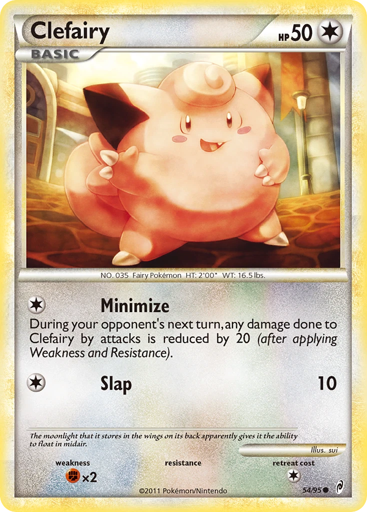 Clefairy 54/95, Call of Legends Pokémon card